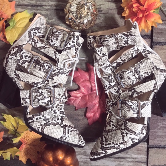 DEJADAIJE Shoes - 🔥Python Print Fav Bootie🔥